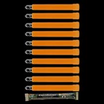 Glow Sticks Cyalume Military Grade Orange 6" 12h, pacote com 10 Glow Sticks Cyalume Military Grade Orange 6" 12h, pacote com 10