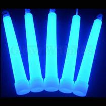 Glow Sticks GlowWithUs, luz azul de grau industrial de 6”, 100 unidades Glow Sticks GlowWithUs, luz azul de grau industrial de 6”, 100 unidades