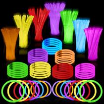 Glow Sticks para Festa - Pacote com 800 Unidades de 20cm