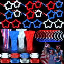 Glow Sticks, pulseiras, colares, óculos, 4 de julho, 126 unidades