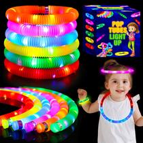 Glow Sticks Siwarm Light Up LED Pop Tubes Party Favors x24