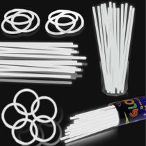 Glow Sticks XiaWalangzhuo, branco de 8 polegadas, pacote com 100 lembrancinhas