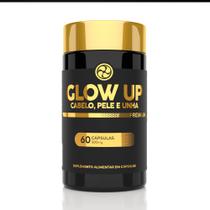 Glow UP Cabelo Pele e Unha Premium 500mg 60 cps Floral Ervas