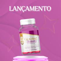 Glowing Beauty - Fortalecedor Cabelo, Pele e Unha 100% Natural 500mg 30 Cápsulas Glowing Beauty