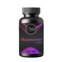 Glucomanann e Psyllim 120 Capsulas 500mg Ethos Nutrition