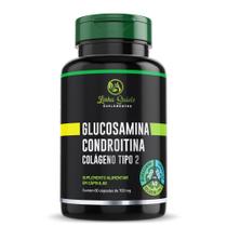 Glucosamina, Condroitina e Colágeno Tipo 2 60 cápsulas 700mg Linha Saúde
