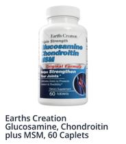 Glucosamine,Chondroitin plus MSM - Earths Creation