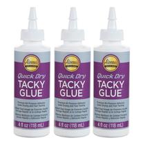 Glue Aleene's Quick Dry Tacky 120mL, pacote com 3