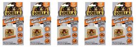 Glue Gorilla Clear, frasco de 50 ml, pacote com 5