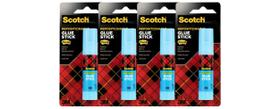 Glue Scotch Stickable, 4,9 onças, reposicionável, pacote com 4 Glue Scotch Stickable, 4,9 onças, reposicionável, pacote com 4