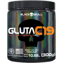 Gluta c19 - glutamina com vitaminas e minerais - 300g - BLACK SKULL
