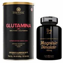 Glutamina 100% Pura (600g) - Essential Nutrition + Magnesio