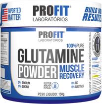 Glutamina 100% Pura Em pó Powder Pote 150g - Profit Labs