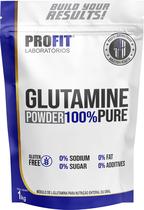 Glutamina 100% Pura Em pó Powder Refil 1Kg - Profit Labs