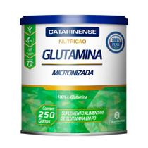 Glutamina 100% pura micronizada 250g catarinense
