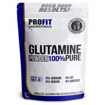 Glutamina Powder 100% Pura Refil 1Kg Profit