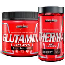 Glutamina Pura 150g + Therma Pro 120 Caps Integralmedica