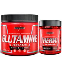 Glutamina Pura 150g + Therma Pro 60 Caps Integralmedica
