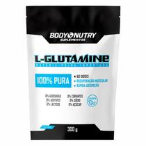 Glutamina Pura 300g em Po Suplemento Aminoacido L Glutamine refil Sem Sabor Importada - Body Nutry