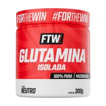 Glutamina Pura Isolada Pote 300g FTW