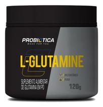 Glutamina Pura Pó Solúvel L-Glutamine 120g - Probiótica