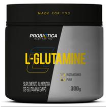 Glutamina Pura Pó Solúvel L-Glutamine 300g - Probiótica