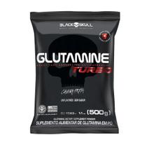 Glutamina Turbo - 500g - Refil - Black Skull