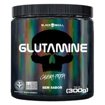 Glutamine caveira preta - glutamina - 300g