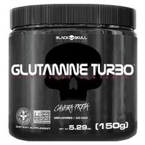 Glutamine L-Glutamina Pura Turbo 150G - Black Skull