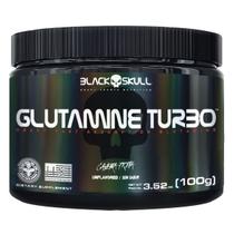Glutamine turbo caveira preta - glutamina - 100g