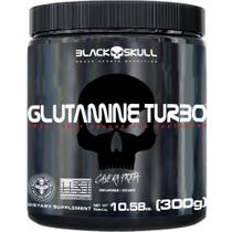 Glutamine turbo caveira preta - glutamina - 300g