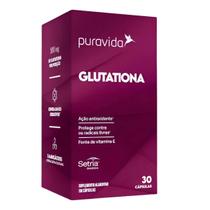 Glutationa Puravida 30 Cápsulas Sem Sabor