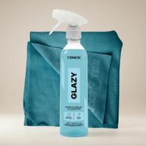 Gly 500Ml Limpa Vidros 4 Em 1 Redutor De Atrito Pano Suede