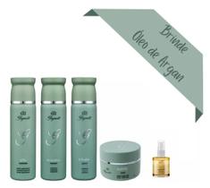 Glynett Kit Manutençao Linha Verde + Brinde Argan Glynett Kit Manutençao Linha Verde + Brinde Argan