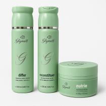 Glynett kit Máscara Nutrie Hidratante+Shampoo+Reconstrutor Glynett kit Máscara Nutrie Hidratante+Shampoo+Reconstrutor