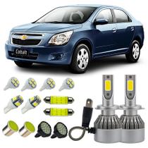 GM Cobalt 2011 A 2014 Led Farol Baixo Teto Placa Ré T10 GM Cobalt 2011 A 2014 Led Farol Baixo Teto Placa Ré T10