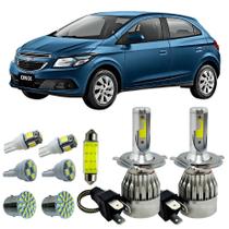 GM Onix Foco Simples Kit Lampadas Super Led Teto Placa Ré