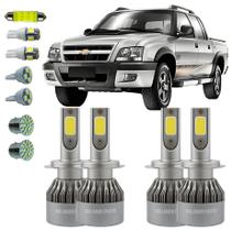 GM S10 Lampadas Farol Alto Baixo H7 H1 Teto Placa Ré
