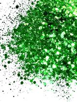 GM2-A Glitter Chunky flocado Poliéster Importado resina unha 50gr - AVOCADO