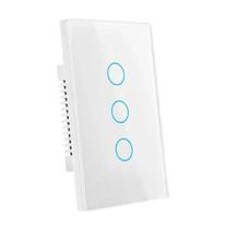 Gmart Interruptor Parede Wifi+ble 3 Botao Branco Gmart Interruptor Parede Wifi+ble 3 Botao Branco