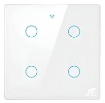 Gmart Interruptor Parede Wifi+ble 4 Botoes Branco