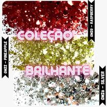 GMC8 Glitter Chunky flocado Poliéster Importado resina unha 30gr