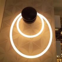 Gmh Arandela Algema 25w 3000k Preto Gmh Arandela Algema 25w 3000k Preto