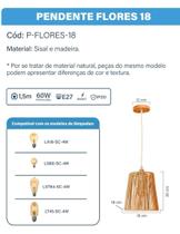 Gmh Pendente Flores 18cm P-flores-18