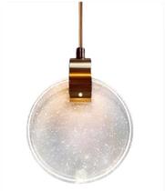 Gmh pendente led lua 3w gold p-lua-gold bivolt