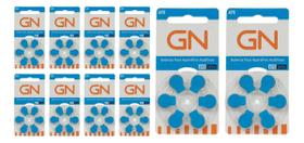 GN 675 Pilhas Auditivas Kit com 20 Cartelas (120 Unidades)