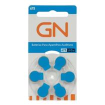 GN 675 Pilhas Auditivas Kit com 5 Cartelas (30 Unidades)