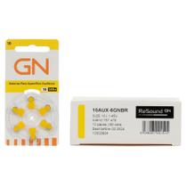 GN RESOUND 10 / PR70 - 10 Cartelas - 60 Pilhas Baterias Aparelho Auditivo