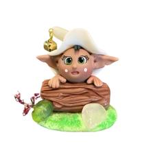 Gnominho Bebê - Guardião da Magia com Cristal