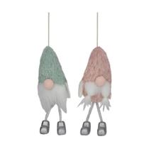 Gnomo Enfeite Natalino 16cm Natal Cromus c/3